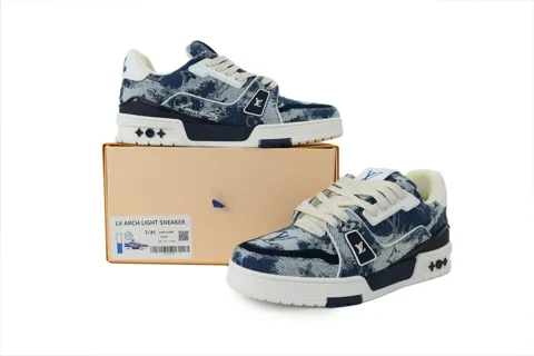 Louis Vuitton Trainer Blue Denim – photo 7