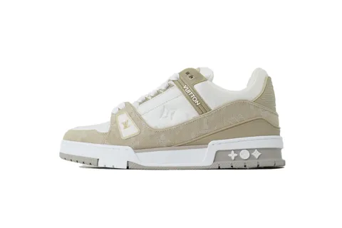 Louis Vuitton Trainer Apricot Denim