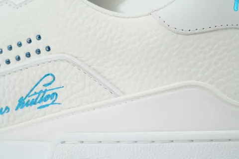 Louis Vuitton Trainer White/Blue Studded – photo 5