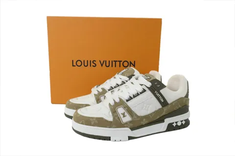 Louis Vuitton Trainer Olive Denim – photo 6