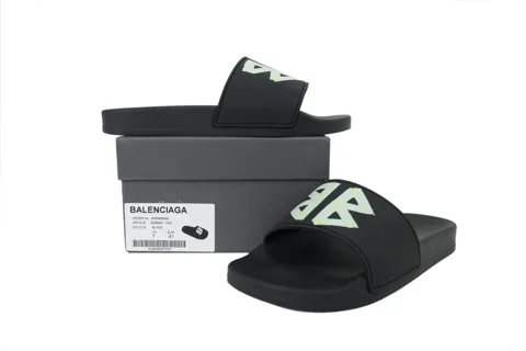 Balenciaga Pool Slide Logo Print – photo 7
