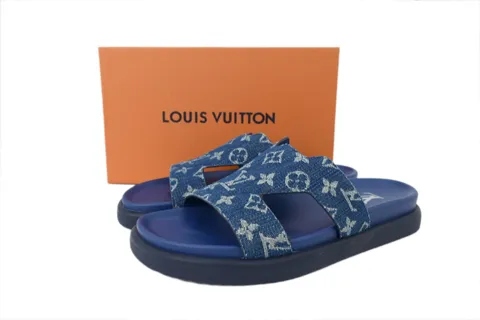 Louis Vuitton Oasis Mule Blue Denim – photo 6