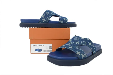 Louis Vuitton Oasis Mule Blue Denim – photo 7