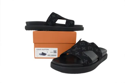 Louis Vuitton Oasis Mule Black Denim – photo 7