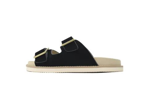 Brunello Cucinelli Suede Slide Black