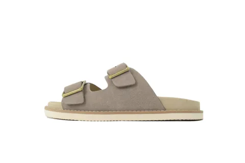 Brunello Cucinelli Suede Slide Chestnut