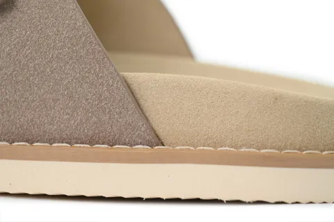 Brunello Cucinelli Suede Slide Chestnut – photo 5