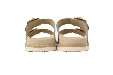 Brunello Cucinelli Suede Slide Chestnut – photo 4