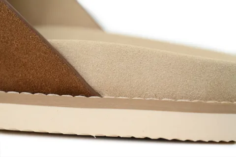 Brunello Cucinelli Suede Slide Chestnut – photo 5