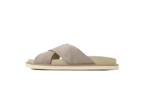 Brunello Cucinelli Suede Slide Sand