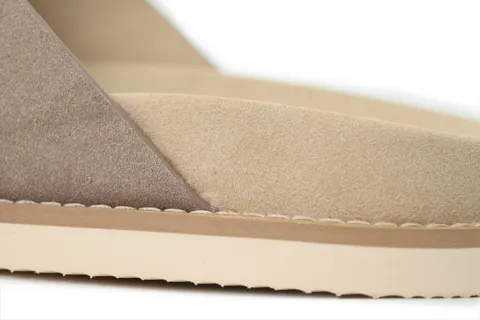 Brunello Cucinelli Suede Slide Sand – photo 5