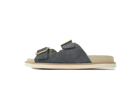 Brunello Cucinelli Suede Slide Grey