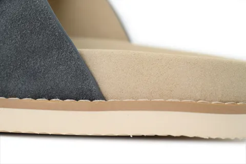 Brunello Cucinelli Suede Slide Grey – photo 5