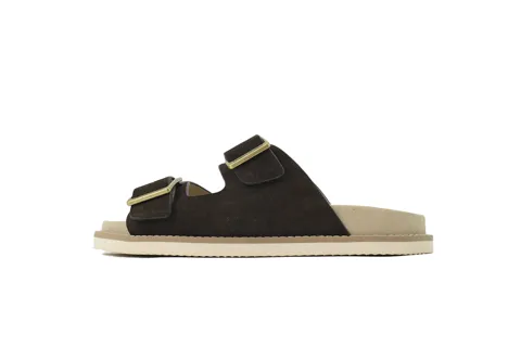 Brunello Cucinelli Suede Slide Coffee