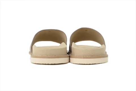 Brunello Cucinelli Suede Slide Sand – photo 4