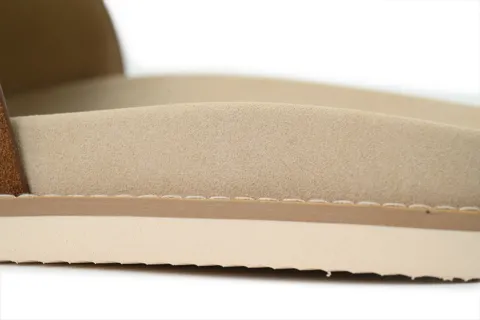 Brunello Cucinelli Suede Slide Chestnut – photo 5
