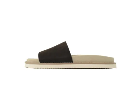 Brunello Cucinelli Suede Slide Coffee