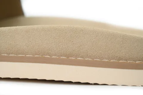 Brunello Cucinelli Suede Slide Coffee – photo 5