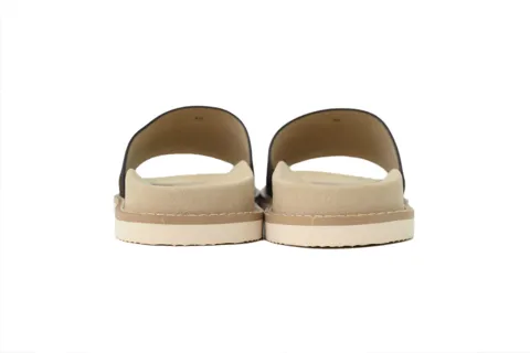 Brunello Cucinelli Suede Slide Coffee – photo 4