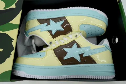 Bape Sta Yellow/Green/Brown – photo 8