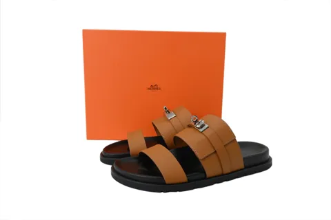 Hermès Slides Brown – photo 6