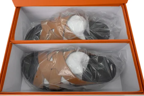 Hermès Slides Brown – photo 8