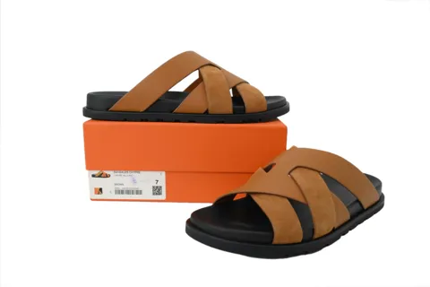 Hermès Slides Brown – photo 7