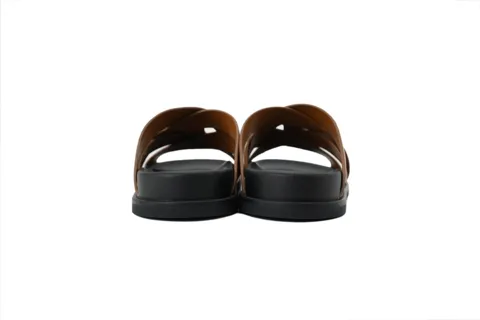Hermès Slides Brown – photo 4