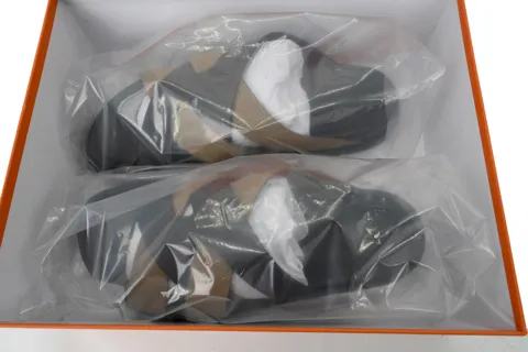 Hermès Slides Black/Brown – photo 8