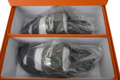 Hermès Slides Black/Green – photo 8