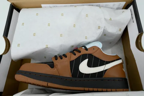 Air Jordan 1 Low Black Light British Tan – photo 8