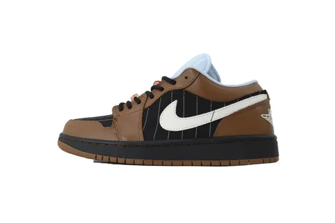 Air Jordan 1 Low Black Light British Tan