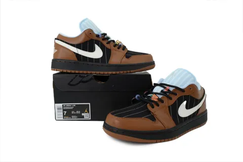 Air Jordan 1 Low Black Light British Tan – photo 7