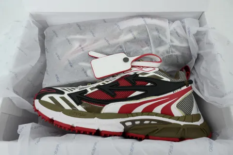 Off-White Be Right Back Brown/Red – photo 8