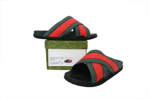 Gucci Slide Red/Green – photo 6