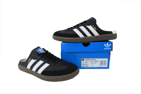 adidas Samba Mule Black White – photo 7