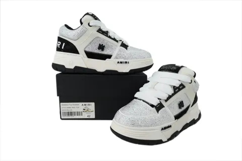 AMIRI Bone Runner White Crystal – photo 7