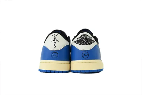 Air Jordan 1 Low Black Blue – photo 3