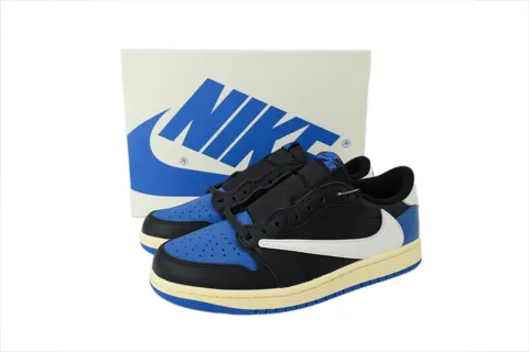 Air Jordan 1 Low Black Blue – photo 6