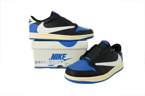 Air Jordan 1 Low Black Blue – photo 7