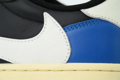 Air Jordan 1 Low Black Blue – photo 5