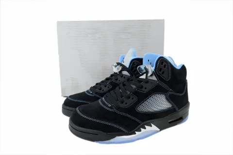 Air Jordan 5 Black University Blue – photo 6