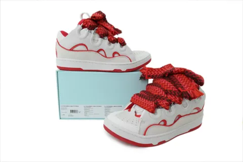 Lanvin Curb White/Red – photo 7