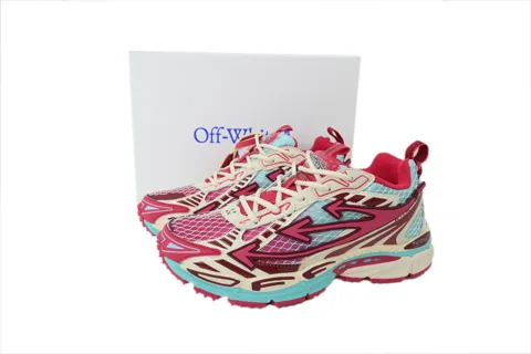 Off-White Be Right Back Powder Blue Coral Red – photo 6