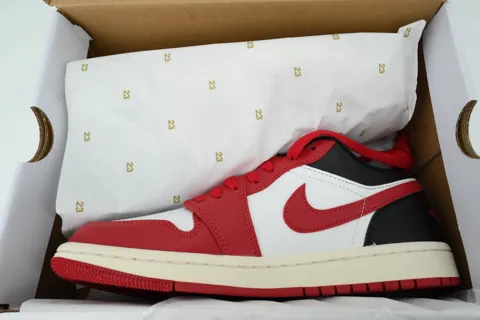 Air Jordan 1 Low White Gym Red – photo 8