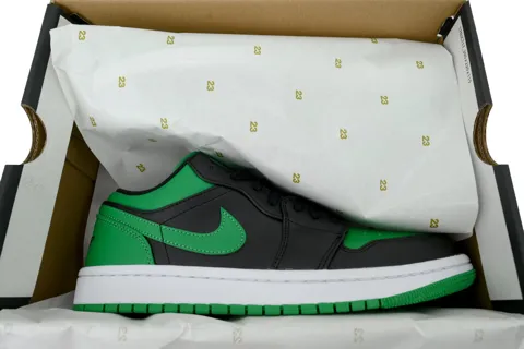 Air Jordan 1 Low Black Lucky Green – photo 8