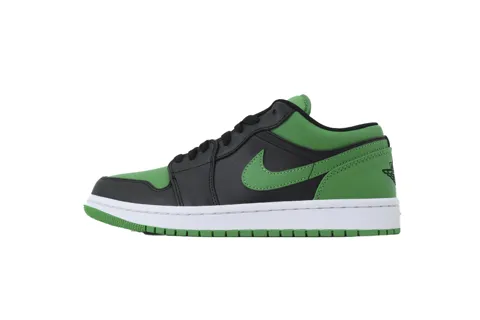 Air Jordan 1 Low Black Lucky Green