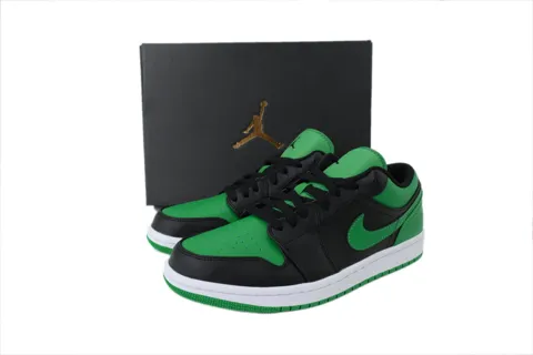 Air Jordan 1 Low Black Lucky Green – photo 6