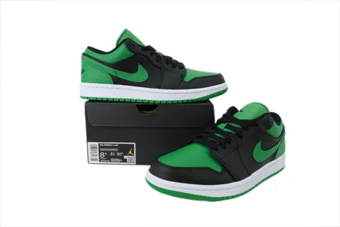 Air Jordan 1 Low Black Lucky Green – photo 7