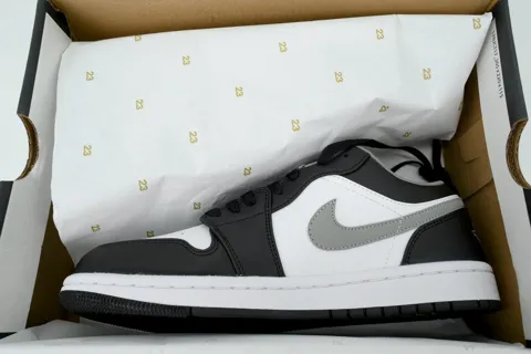 Air Jordan 1 Low Black Medium Grey – photo 8
